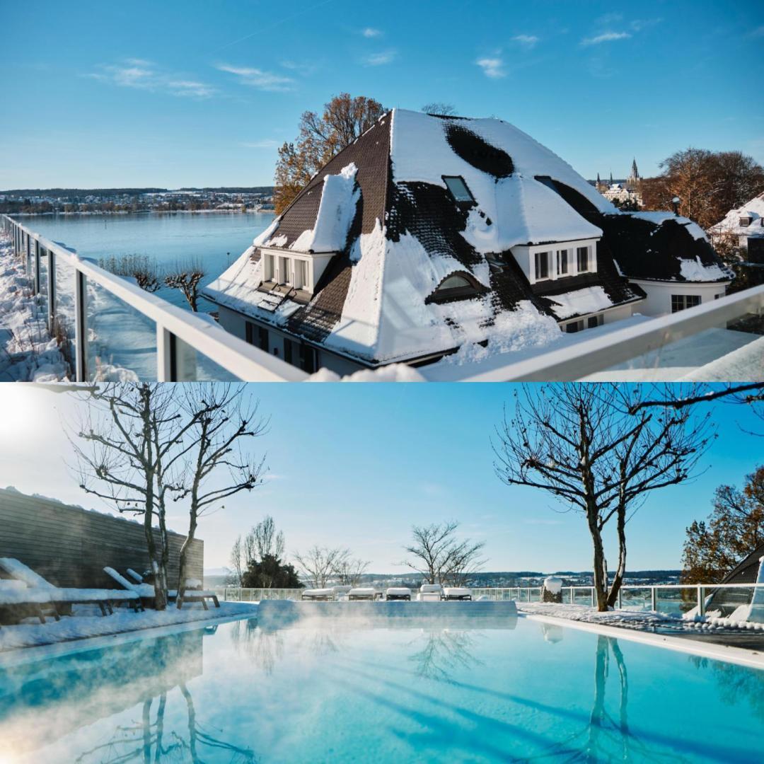 Riva - Das Hotel Am Bodensee Konstanz Exterior photo The hotel in winter and summer
