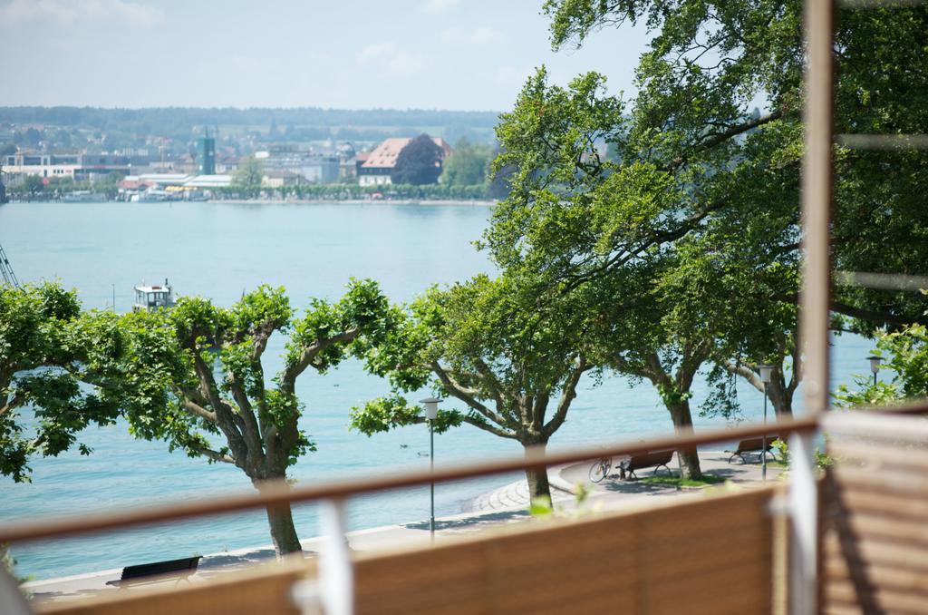 Riva - Das Hotel Am Bodensee Konstanz Exterior photo View of the lake from the hotel